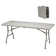 HDPE plastic white dining steel frame tables folding picnic table